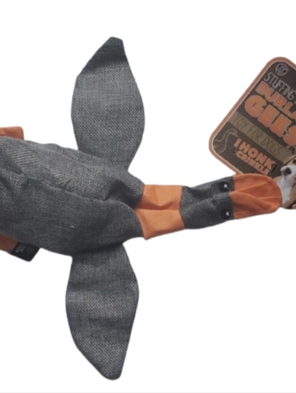 European Home Designs Stuffing Free Burlap Geese Honks & Crinkles-OS
